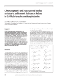 Chromatographic and Mass Spectral Studies on Isobaric and