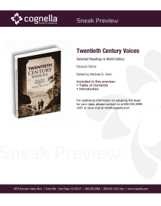 Twentieth Century Voices