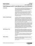 HACR Ratings and UL® Listed Molded Case Circuit