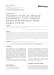 Importance of molecular cell biology investigations in human