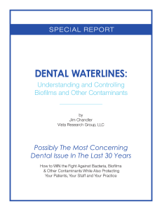 Are dental waterlines really contaminated? - Hu