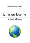 Life on Earth Revision Notes