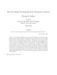 How Do Digital Technologies Drive Economic Growth? Research