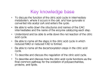 Krebs Cycle - 2008 BIOCHEM 201