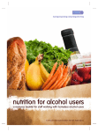 nutrition for alcohol users