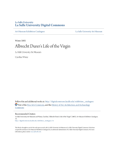 Albrecht Durer`s Life of the Virgin