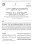 A methodology for defining homogeneous water bodies in estuaries