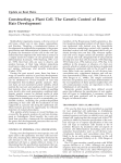 Constructing a Plant Cell. The Genetic Control of Root Hair
