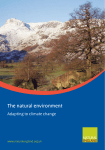 The natural environment: adapting to climate change