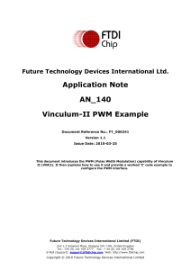 Vinculum-II PWM Example
