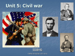 Unit 5: Civil war