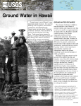 Ground Water in Hawaii