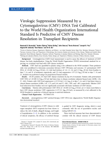 Virologic Suppression Measured by a