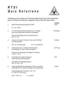 RTSI Quiz Solutions