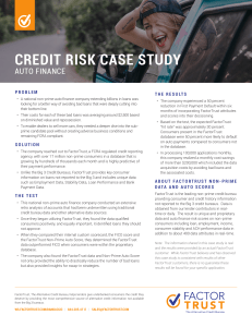 credit risk case study