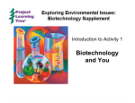 Biotechnology and You - Liberty Union High School District