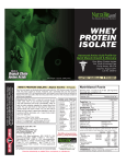 whey protein isolate