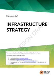 Draft Infrastructure Strategy - Economic Summits