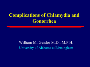 Complications of Chlamydia and Gonorrhea