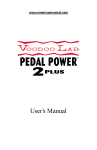 Voodoo Labs Pedal Power 2 Manual