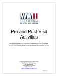 Pre and Post-Visit Activities