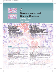 Developmental and Genetic Diseases