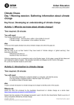 Gathering information about climate change