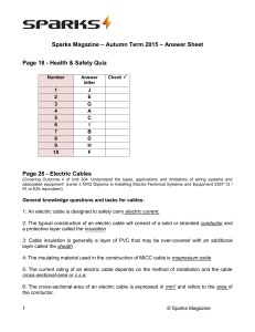 Answers to SPARKS Magazine – Autumn Issue 2015