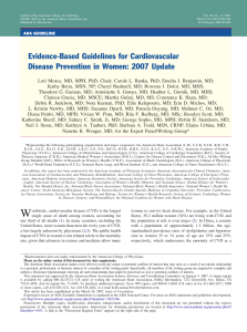 Evidence-Based Guidelines for Cardiovascular Disease Prevention