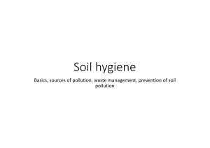 Soil hygiene