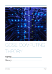 Computing Theory Workbook
