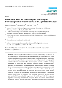 Effect-Based Tools for Monitoring and Predicting