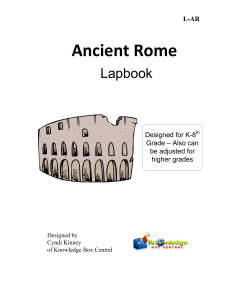 Ancient Rome - Rainbow Resource
