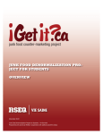 junk food denormalization pro- ject for students overview