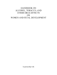 handbook on alcohol, tobacco, and other drug effects on women
