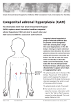 Congenital adrenal hyperplasia (CAH)