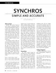 Synchros