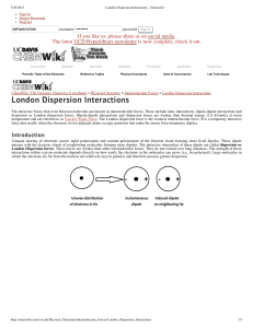 London Dispersion Interactions - Chemwiki