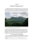 Calculation of Appalachian Erosion