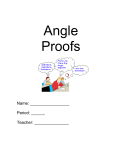 Angle Proofs Packet - White Plains Public Schools
