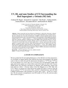 UV, IR, and mm Studies of CO Surrounding the Red Supergiant α
