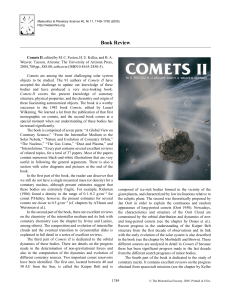 Comets review.fm - Journals at the University of Arizona