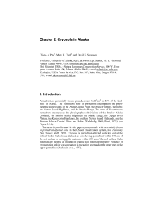 Chapter 2. Cryosols in Alaska