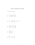 MATH 51 MIDTERM 1 SOLUTIONS 1. Compute the following: (a). 1