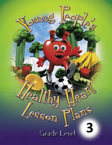 Grade 3 - Lesson Plans - Young People`s Healthy Heart Program