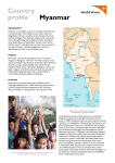 Country profile Myanmar - World Vision Australia