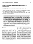 Biological activities and chemical composition of a