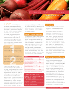 Culinary Nutrition News - American Culinary Federation