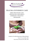 trauma-informed care - Center For Relationship Abuse Awareness