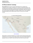 US-Mexico Border Crossings